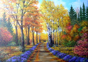 Chrysanthemums in the park 300.0x214.0 px