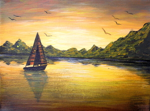 Yellow evening 300.0x223.0 px