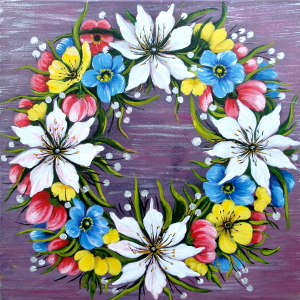 Summer wreath 300.0x300.0 px