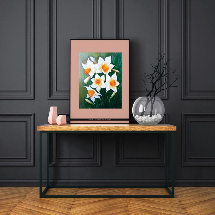 A bouquet of narcissus