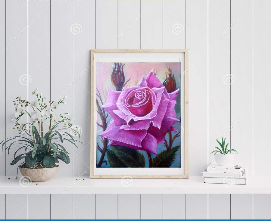A lonely rose