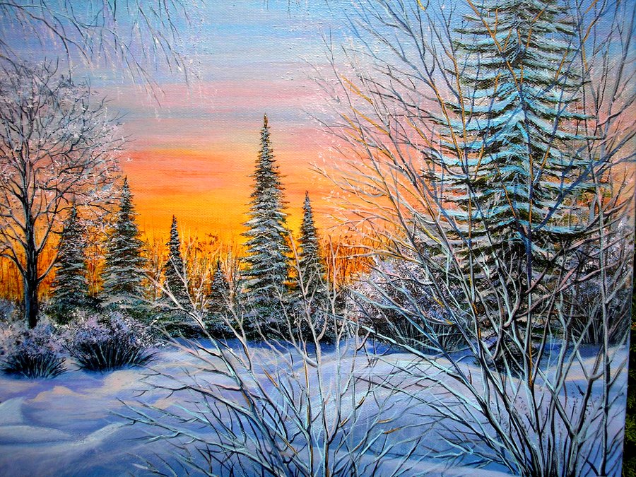 Frosty evening