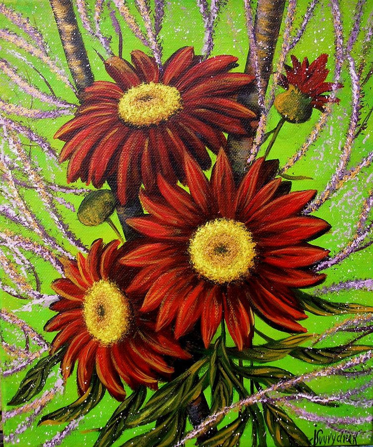 Red flowers