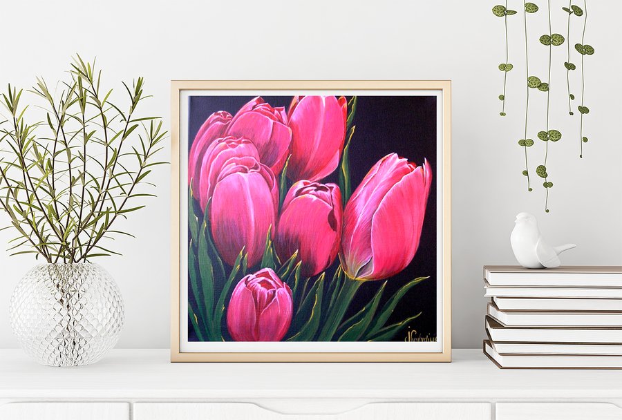 Red tulips