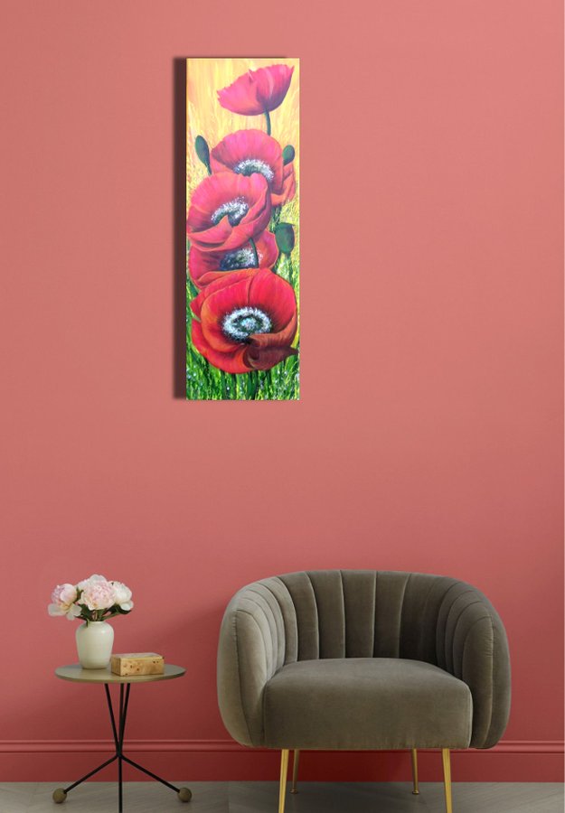 Red poppies