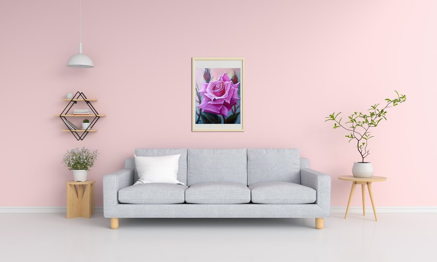 A lonely rose