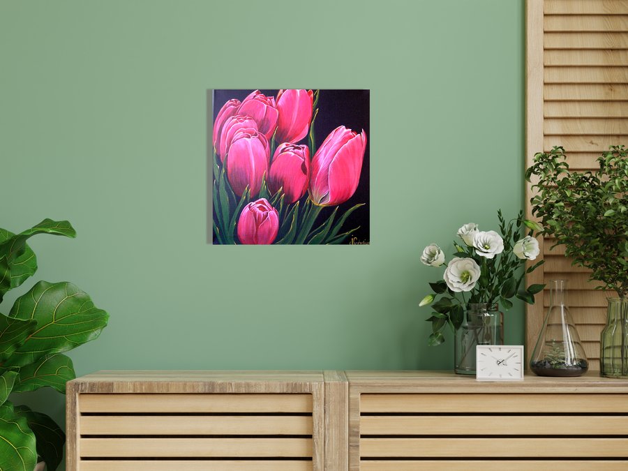 Red tulips