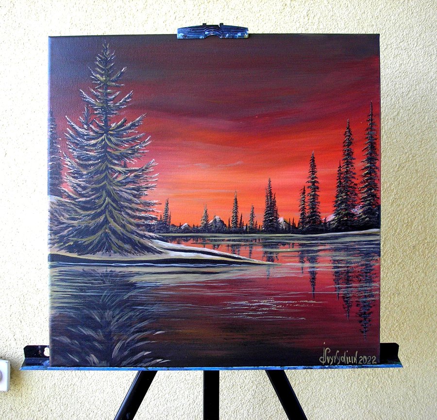 Winter sunset