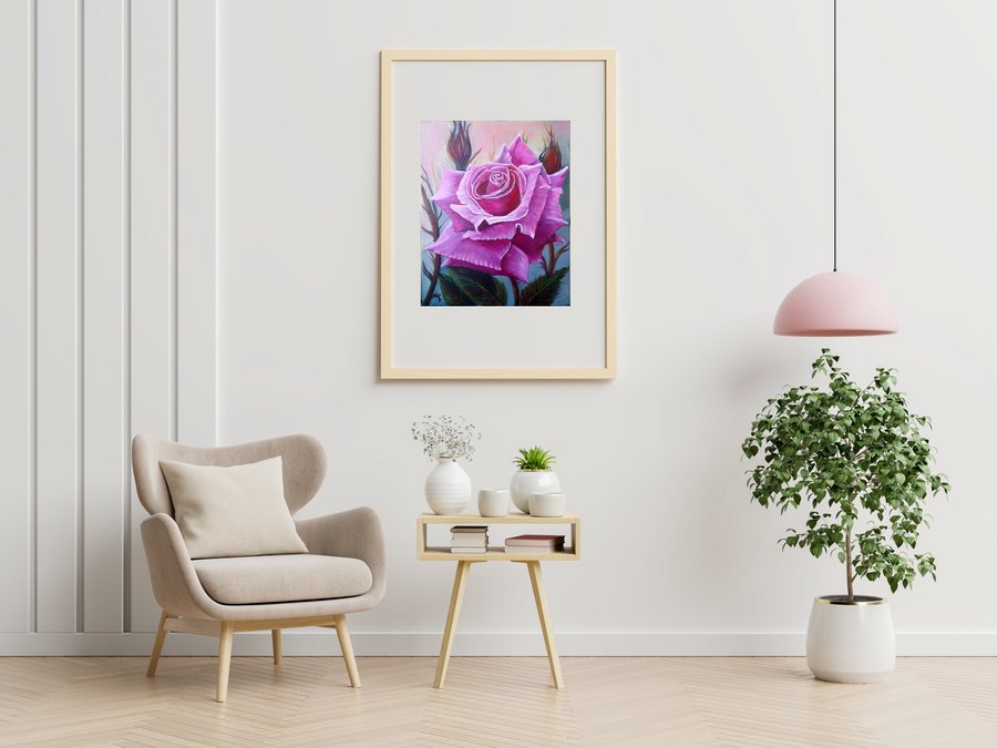 A lonely rose