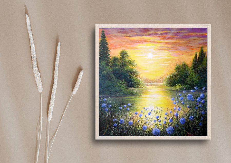 Warm summer evening