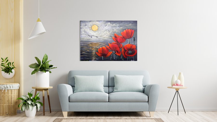 Evening poppies
