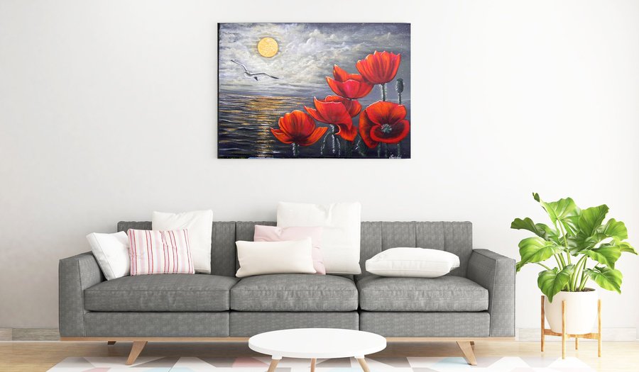 Evening poppies