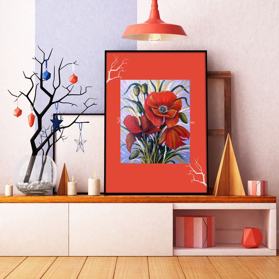 A bunch of poppies