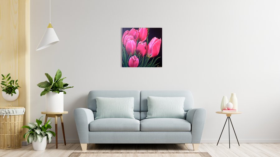 Red tulips