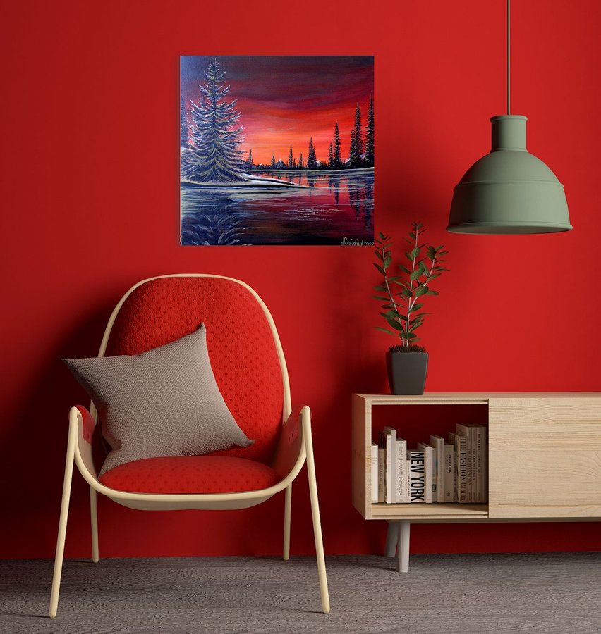 Winter sunset