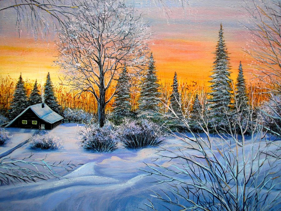 Frosty evening