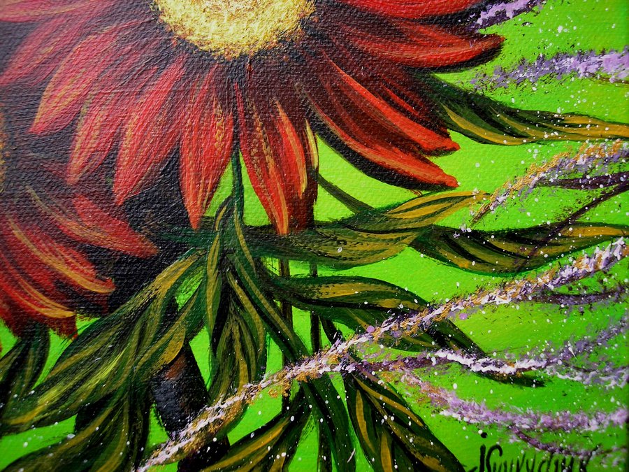 Red flowers