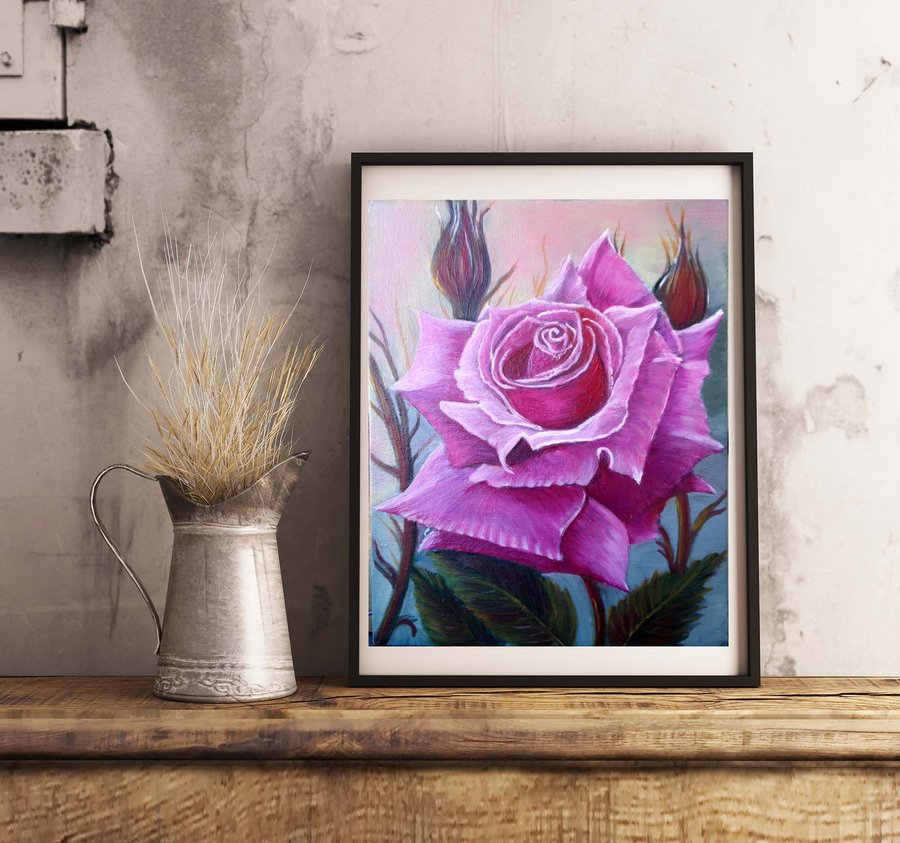 A lonely rose