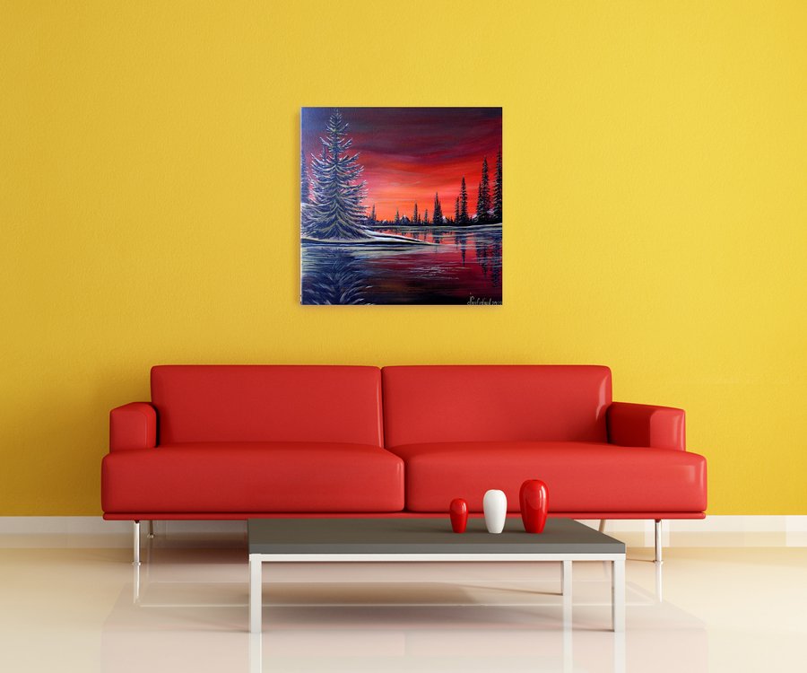 Winter sunset