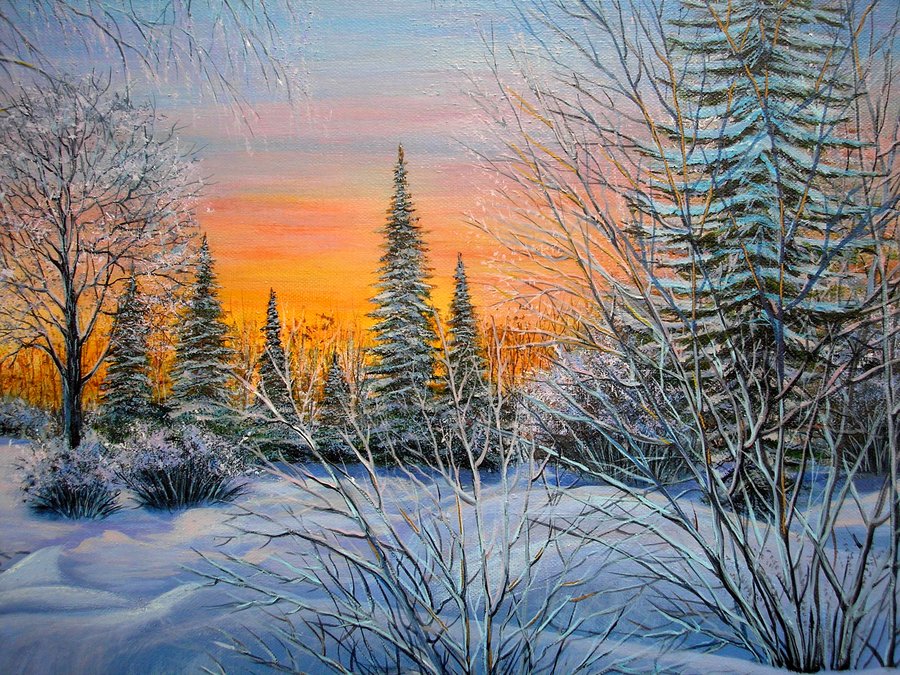 Frosty evening