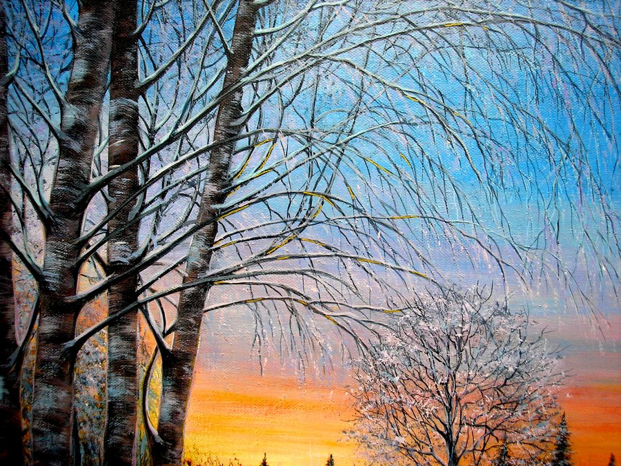 Frosty evening