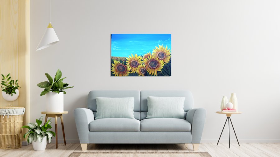 Ukrainian sunflowers