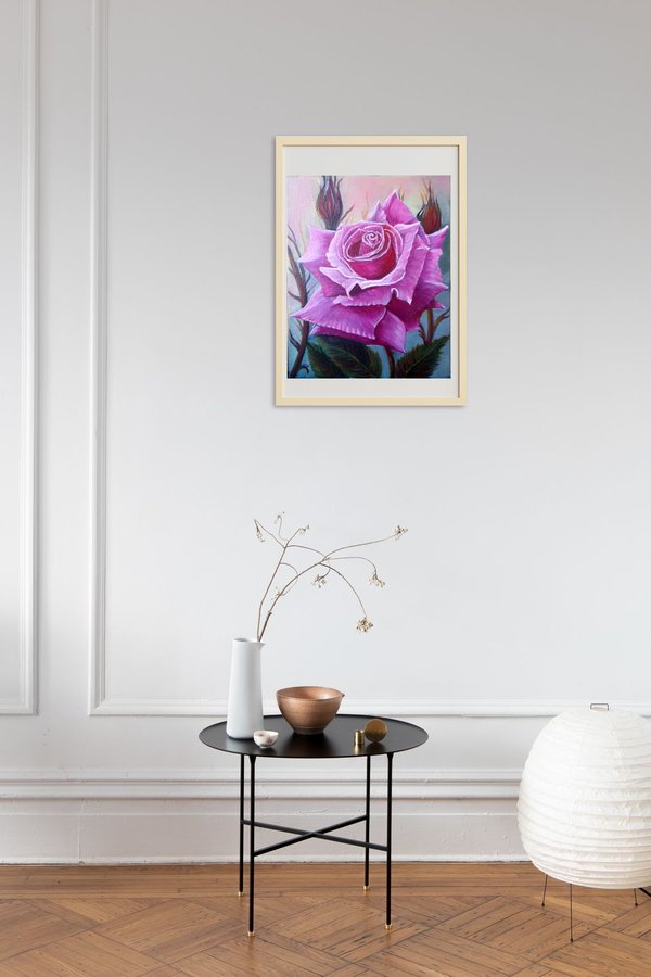 A lonely rose
