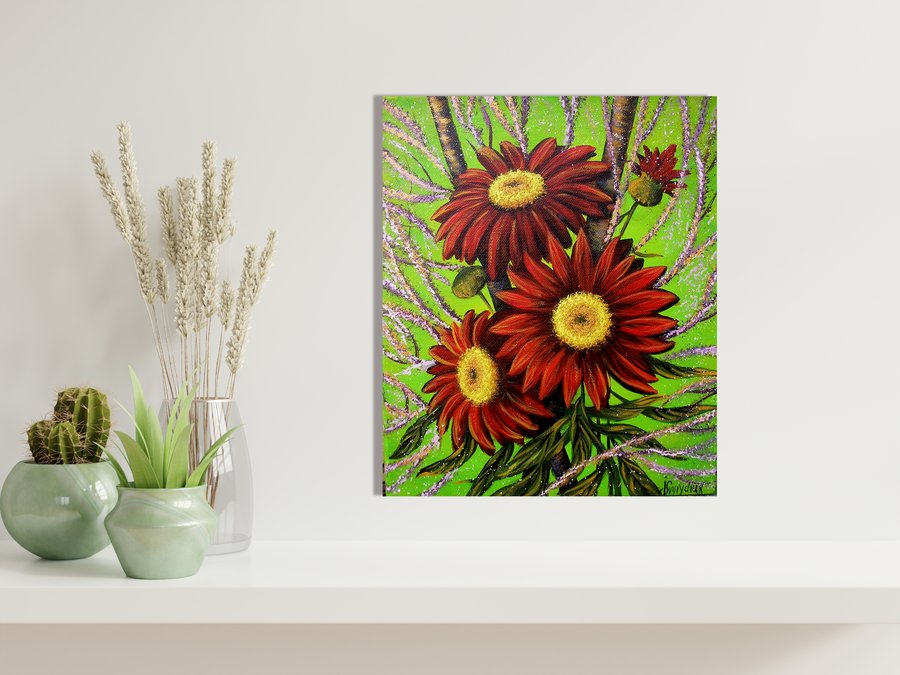Red flowers