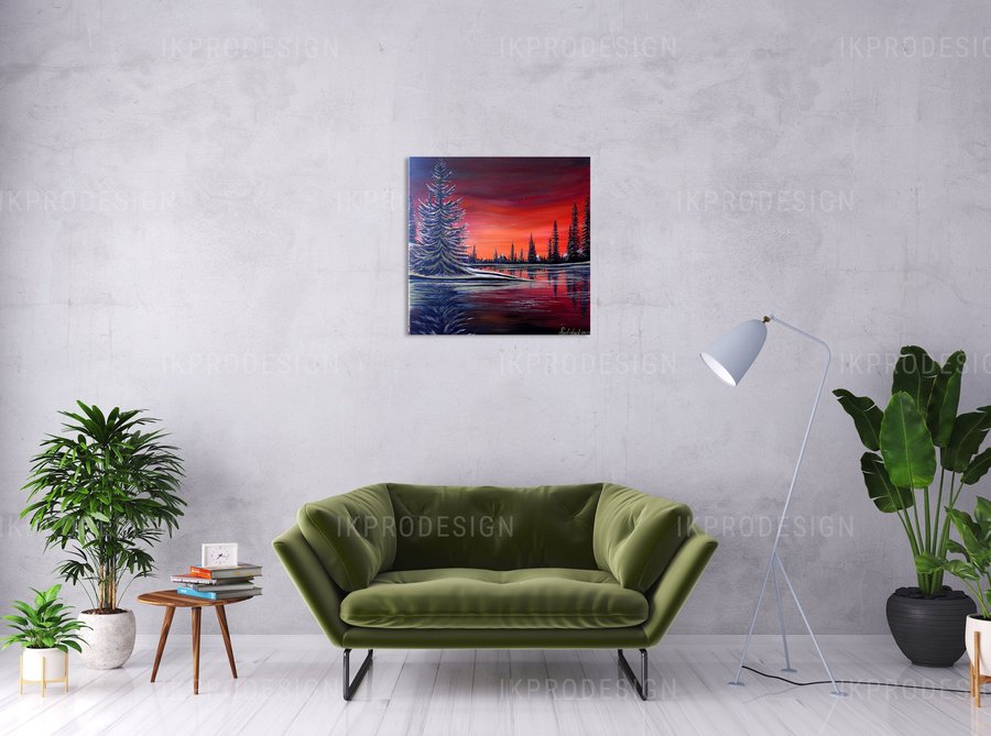 Winter sunset