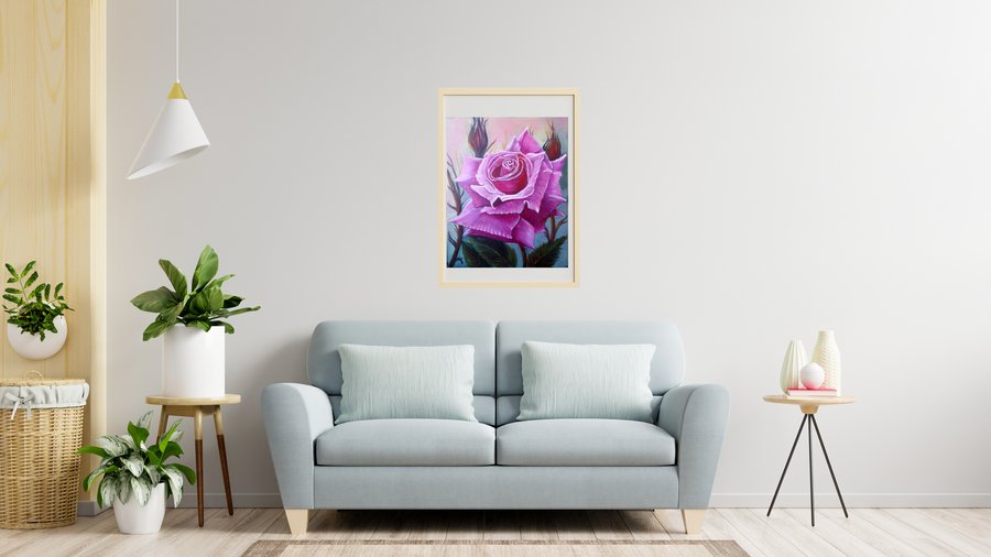 A lonely rose