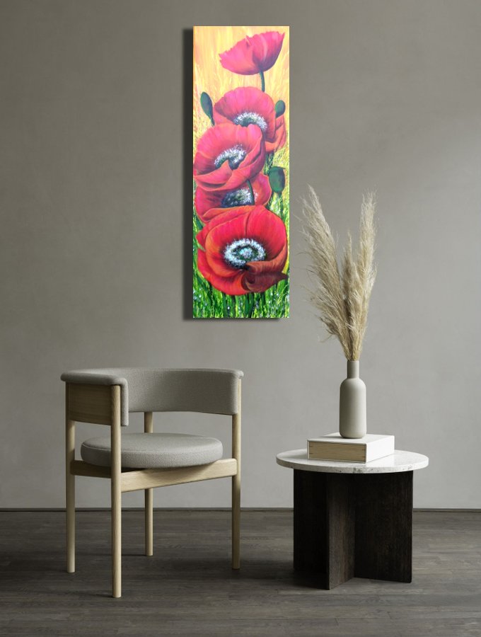 Red poppies