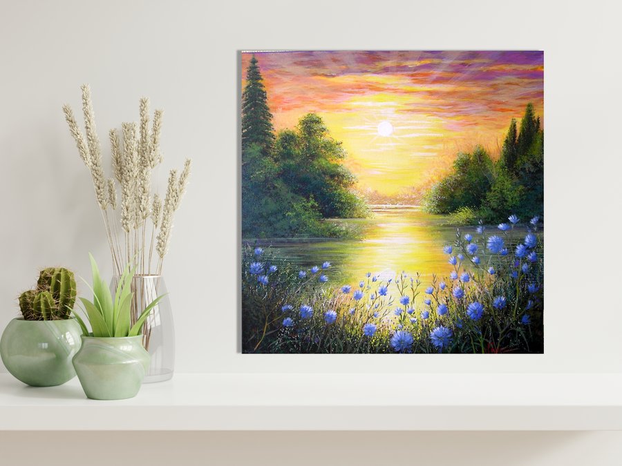Warm summer evening