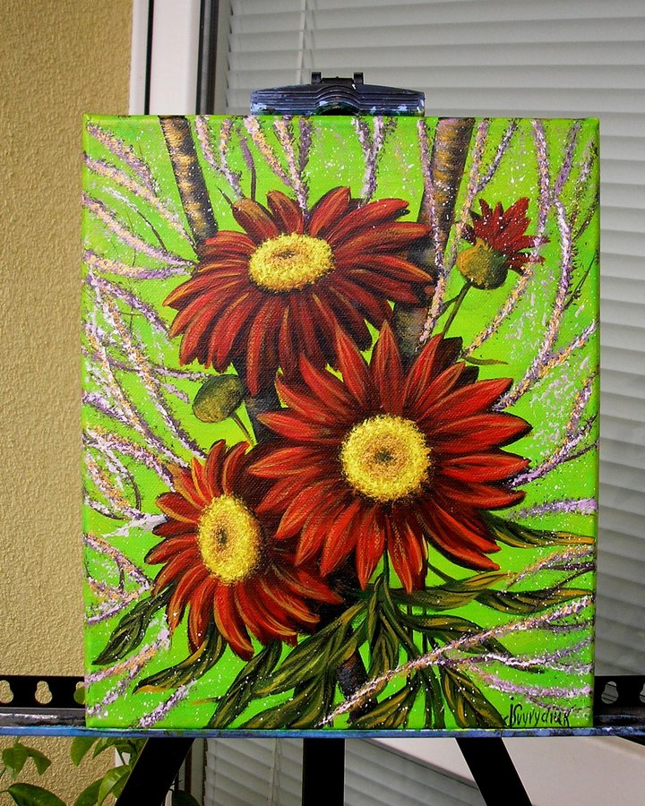 Red flowers
