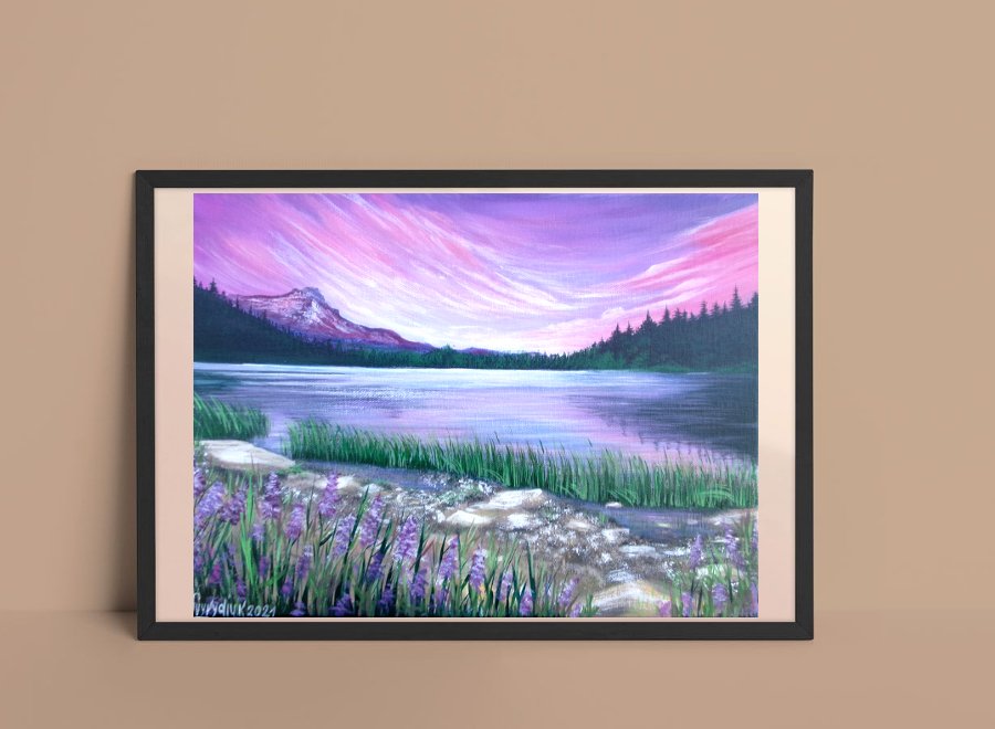 Pink evening