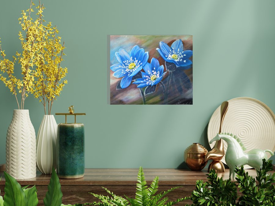 Flowers  Hepatica