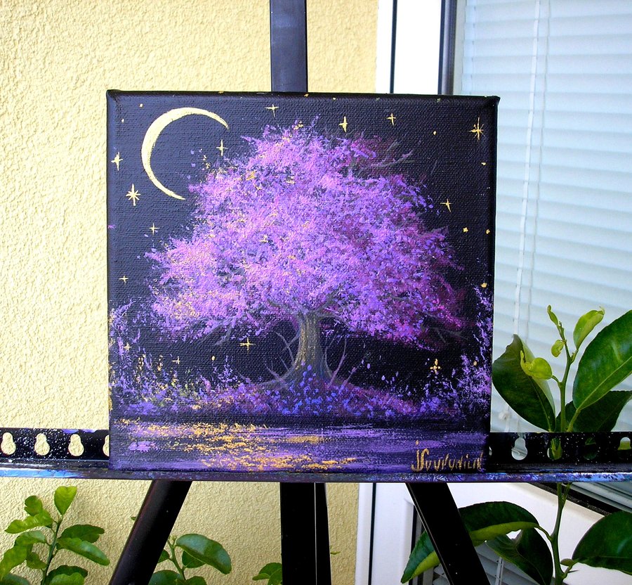 Purple tree