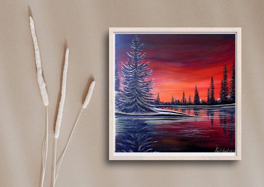 Winter sunset