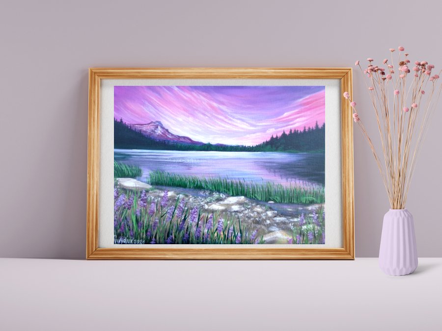 Pink evening