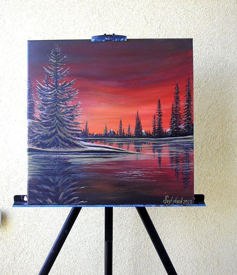 Winter sunset