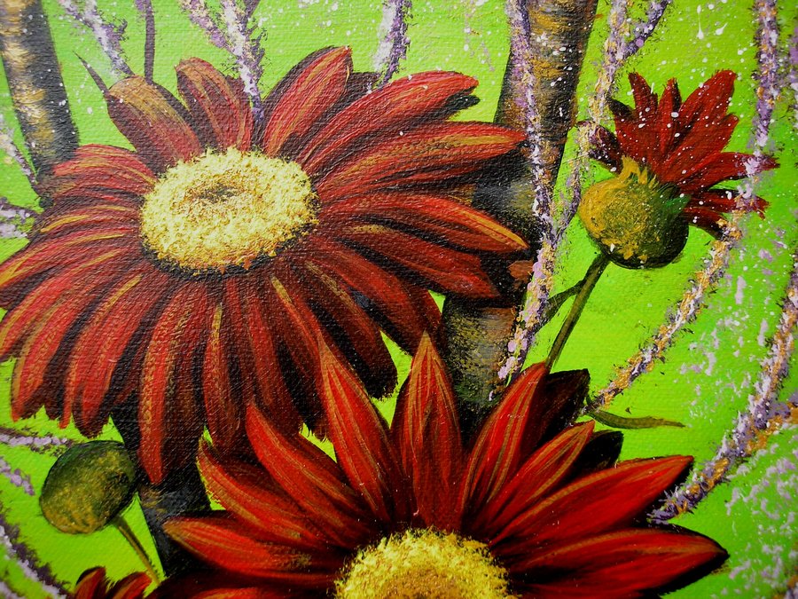 Red flowers
