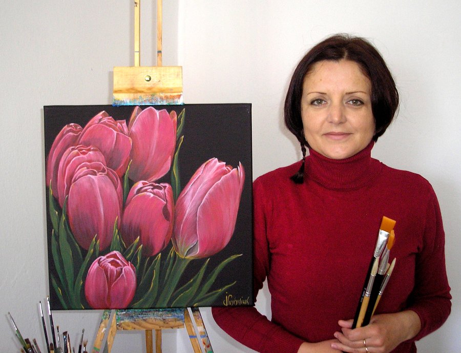 Red tulips