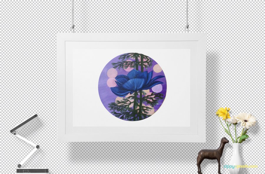 Blue anemone