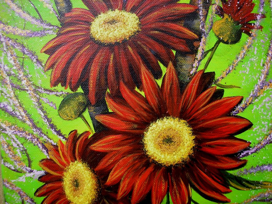 Red flowers