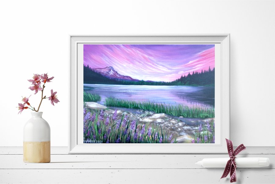 Pink evening