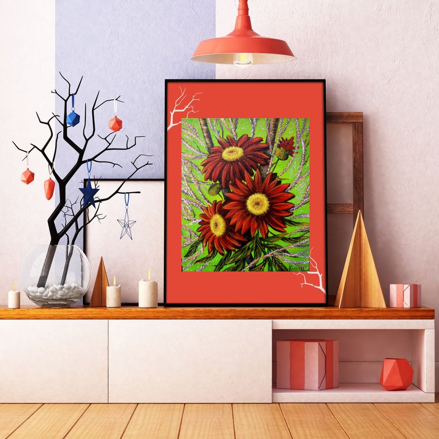 Red flowers