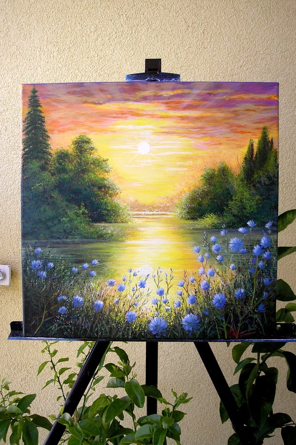 Warm summer evening