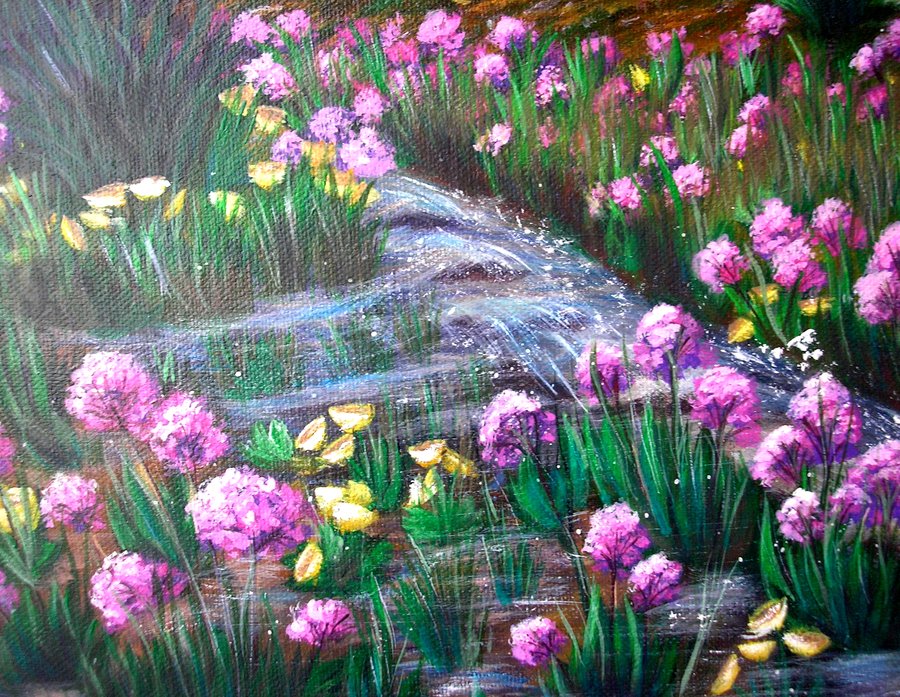 Spring in the mountains