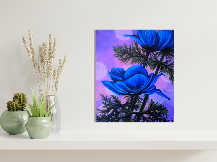 Blue anemone 2