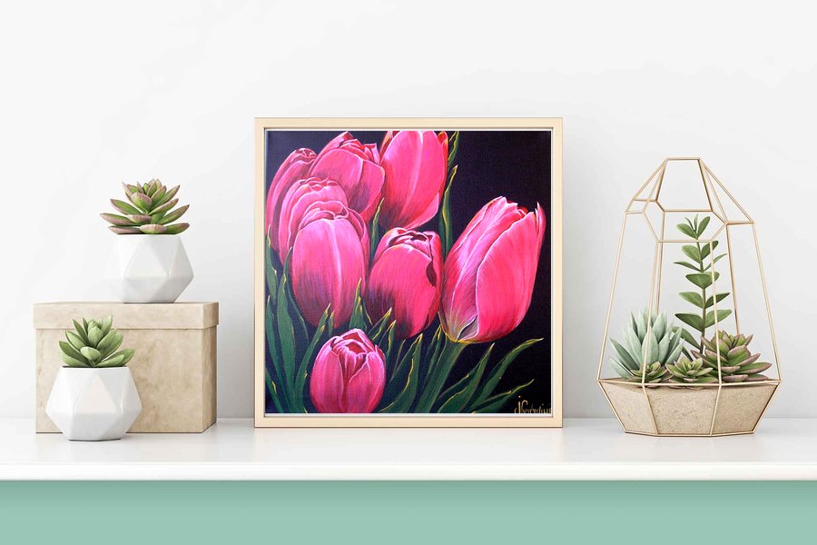 Red tulips