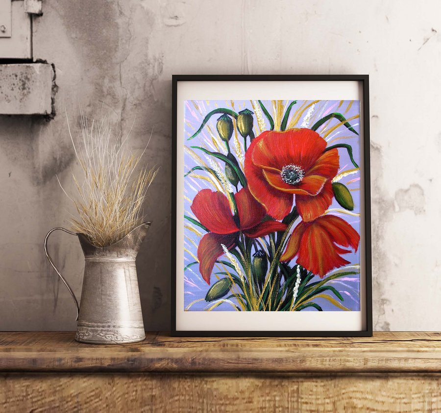 A bunch of poppies